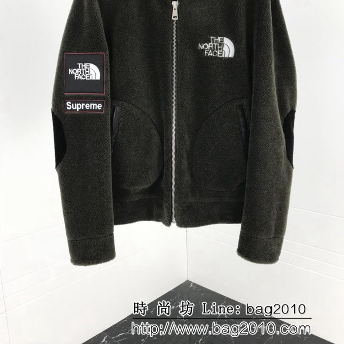 SUPREME the north face聯名款 18FW秋冬新款 羊剪絨男拉鏈外套 男女同款 ydi1693